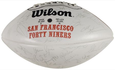 Lot #1376 San Francisco 49ers Football - Image 1