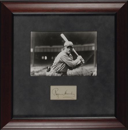 Lot #1287 Rogers Hornsby Signature - Image 1