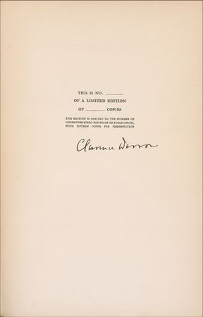 Lot #211 Clarence Darrow: A 1932 autobiographical account of Darrow's legendary life - Image 1