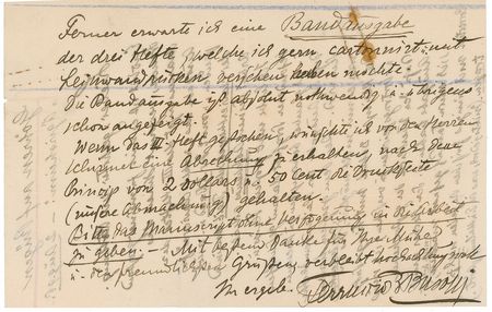 Lot #696 Ferruccio Busoni Handwritten Letter Signed - Image 2