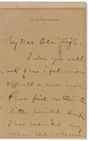 Lot #575 Henry James: 