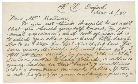 Lot #545 Charles L. Dodgson: Characteristic Carroll: 