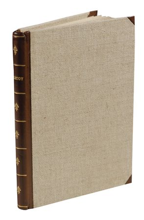 Lot #643 Leo Tolstoy: Uncommon and intense Tolstoy portrait paired with a signed book - Image 3