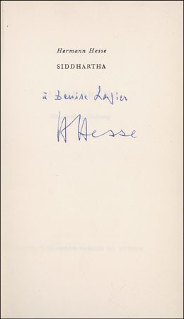 Lot #566 Hermann Hesse: The classic tale of Siddhartha - Image 1