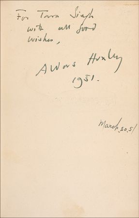 Lot #571 Aldous Huxley Book - Image 1