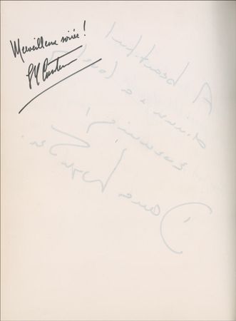 Lot #949 Chardas Guest Book: Brando thanks a restauranteur for “a very pleasant experience,” the Reagans acknowledge their “generous welcome,” and Gifford nods to their “discretion” - Image 5