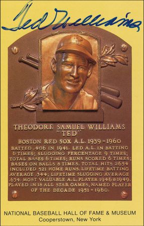 Lot #1407 Ted Williams Hall Of Fame Cards - Image 1