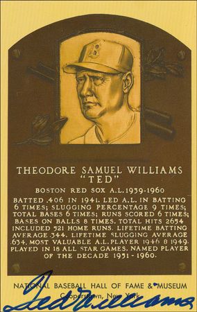 Lot #1407 Ted Williams Hall Of Fame Cards - Image 2