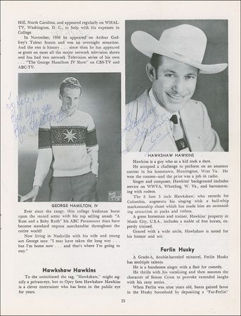 Lot #775 Patsy Cline: Patsy Cline and her Grand Ole Opry co-stars - Image 2