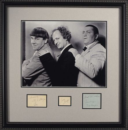 Lot #1166 Three Stooges: The greatest Stooge trio?Moe, Larry, and Curly - Image 1