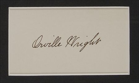 Lot #499 Orville Wright Signature - Image 2