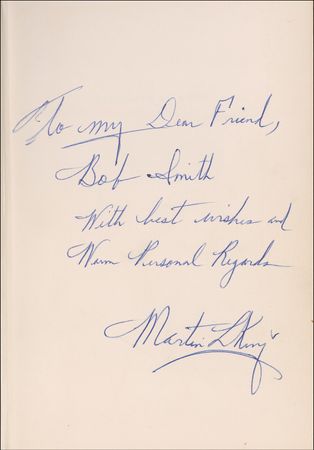 Lot #280 Martin Luther King, Jr: Dr. King dispatches warm regards via his 'Strength to Love' - Image 1