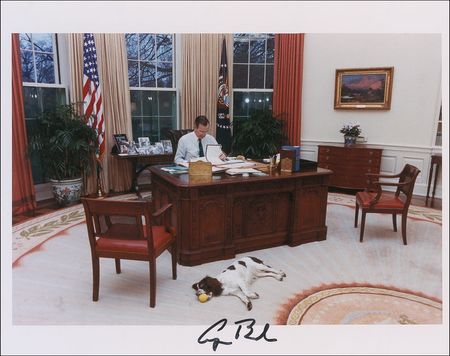 Lot #12 George Bush Signed Photographs