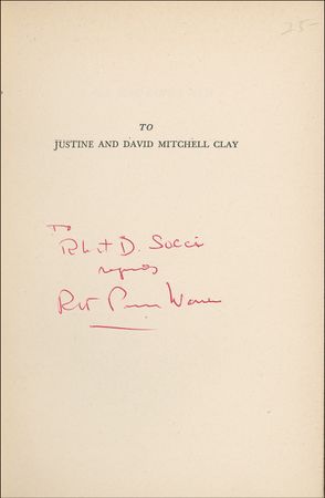 Lot #648 Robert Penn Warren Book - Image 1