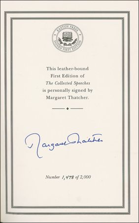 Lot #331 Margaret Thatcher Book - Image 1