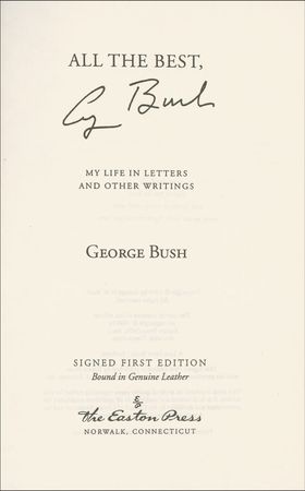 Lot #15 George Bush Books