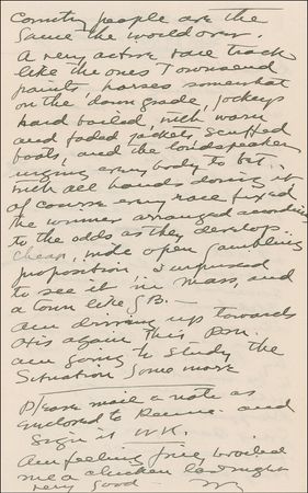 Lot #577 Walt Kuhn Handwritten Letter Signed - Image 2