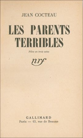 Lot #533 Jean Cocteau: Cocteau adds an original sketch to his novel - Image 2
