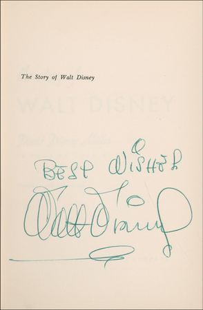 Lot #663 Walt Disney: Uninscribed first edition Disney biography - Image 1
