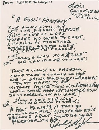 Lot #877 Steppenwolf Souvenir Lyrics - Image 2