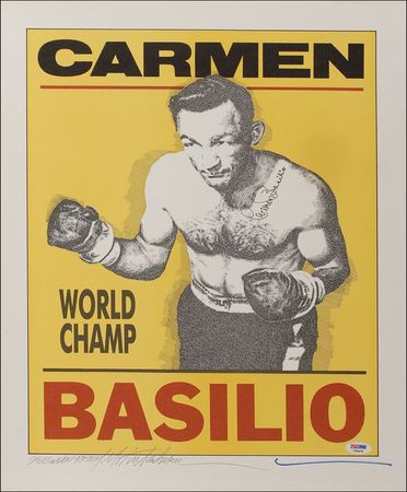 Lot #1309 Jake LaMotta and Carmen Basilio - Image 1