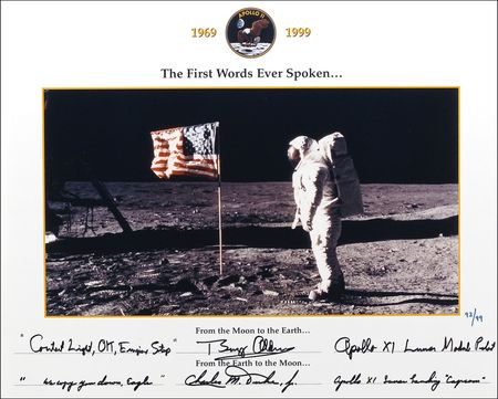 Lot #435 Apollo 11: Aldrin and Duke: 