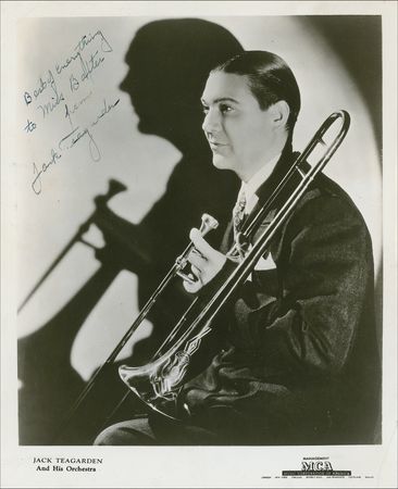 Lot #880 Jack Teagarden Signed Photographs - Image 1