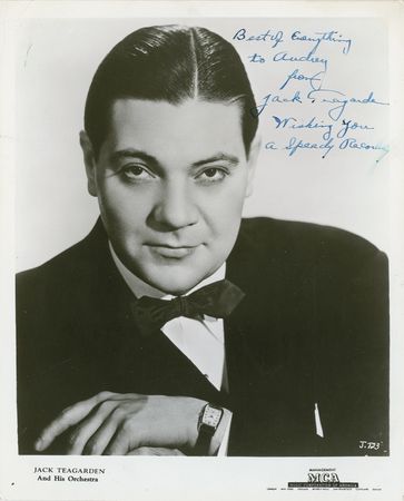 Lot #880 Jack Teagarden Signed Photographs - Image 2