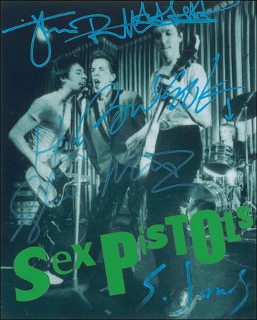 Lot #866 Sex Pistols Signed Photographs - Image 1