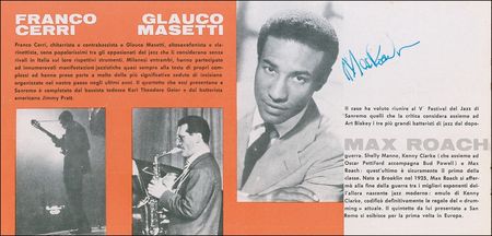 Lot #846 Bud Powell Program - Image 2