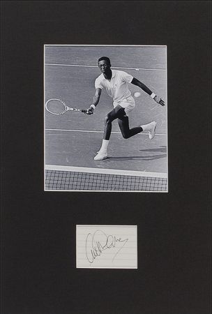 Lot #1202 Arthur Ashe Signatures - Image 1