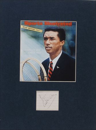 Lot #1202 Arthur Ashe Signatures - Image 2