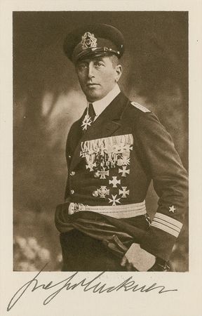 Lot #395 Felix von Luckner Signed Photographs - Image 1
