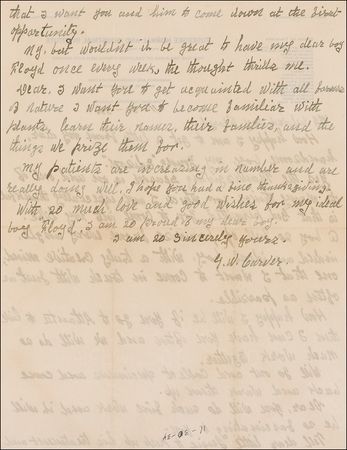 Lot #199 George Washington Carver: Eyebrow-raising content: 