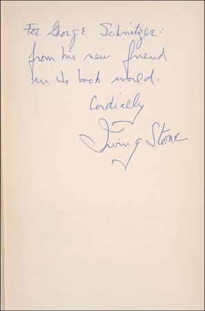 Lot #636 Irving Stone Book - Image 1