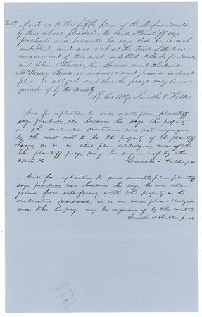 Lot #134 Abraham Lincoln: Twice signed Lincoln legal document from 1855 - Image 2