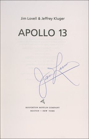 Lot #553 James Lovell Book - Image 1