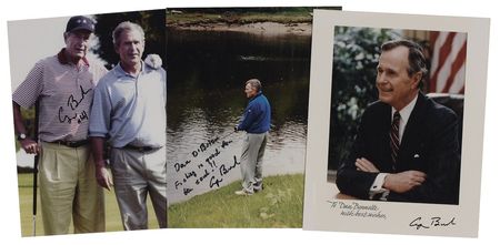 Lot #13 George Bush Signed Photographs