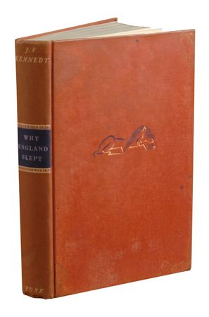 Lot #126 John F. Kennedy: An early signed example of JFK's 1940 thesis-turned-book on England's failure to prevent World War II - Image 2