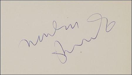 Lot #948 Marlon Brando Signature - Image 2
