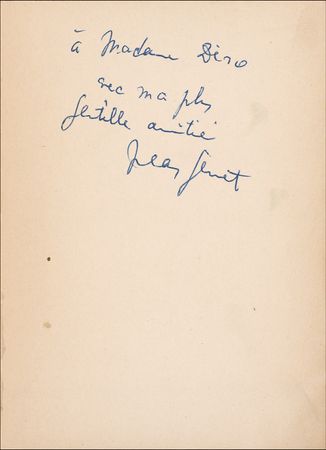 Lot #631 Jean Genet Book - Image 1