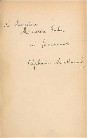 Lot #664 Stephane Mallarme Book - Image 1