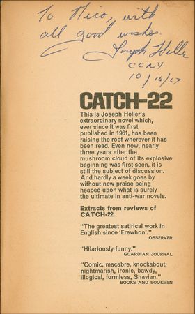 Lot #637 Joseph Heller Book - Image 1