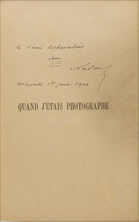 Lot #678 Felix Nadar Book - Image 1