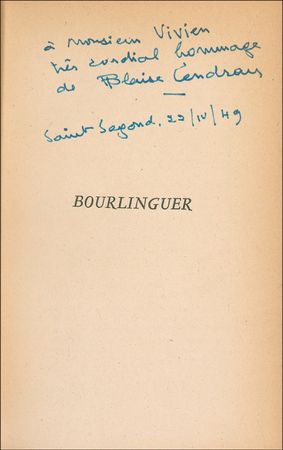 Lot #606 Blaise Cendrars Book - Image 1