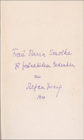Lot #736 Stefan Zweig Book - Image 1