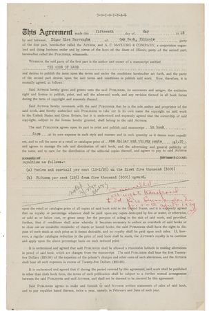 Lot #601 Edgar Rice Burroughs: Tarzan's creator gives his approval to The Gods of Mars - Image 1
