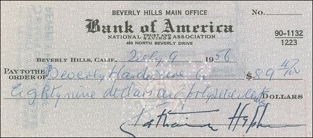 Lot #1024 Katharine Hepburn Checks - Image 1