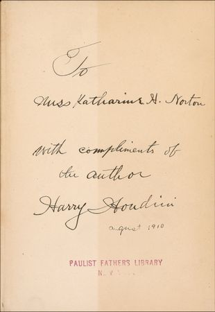 Lot #1028 Harry Houdini: Houdini's controversial Unmasking of Robert-Houdin - Image 1