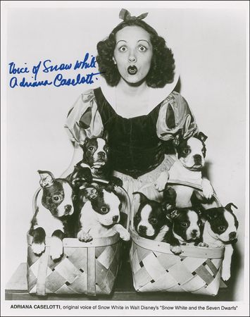 Lot #751 Disney: Caselotti and Woods Photograph and Book - Image 1